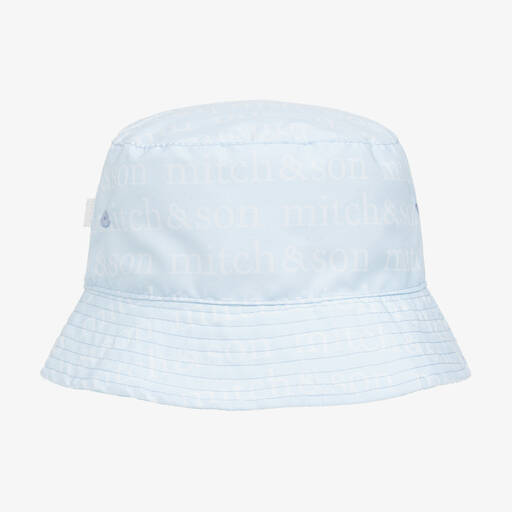 Mitch & Son-قبعة قطن لون أزرق فاتح للأولاد | Childrensalon