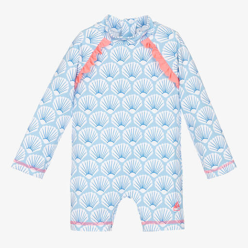 Mitty James-Combinaison anti-UV bleue fille | Childrensalon