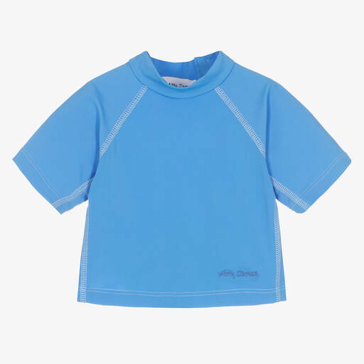 Mitty James-Mid-Blue Baby Swim T-Shirt | Childrensalon