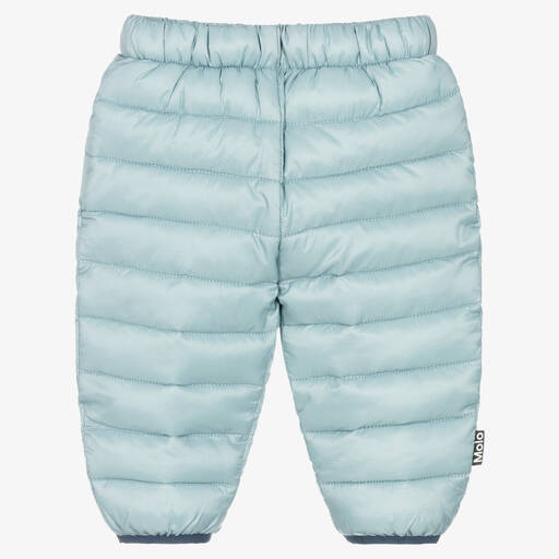 Molo-Blue Water-Repellent Padded Trousers | Childrensalon