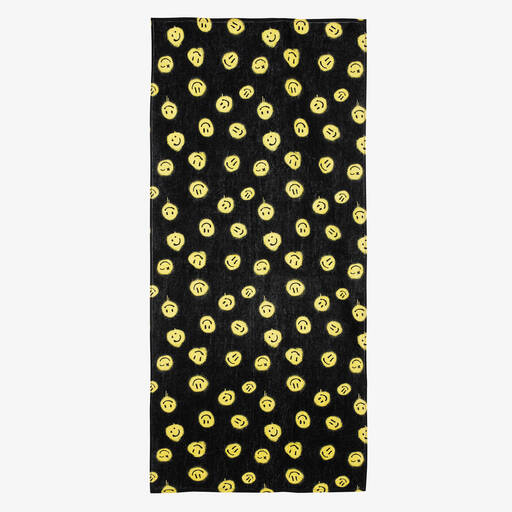 Molo-Boys Black Cotton Towel (150cm) | Childrensalon