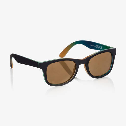 Molo-نظارات شمسية لون أسود وأخضر للأولاد (UVA/UVB) | Childrensalon