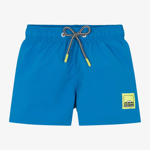 Molo-Boys Blue Swim Shorts (UPF50+) | Childrensalon