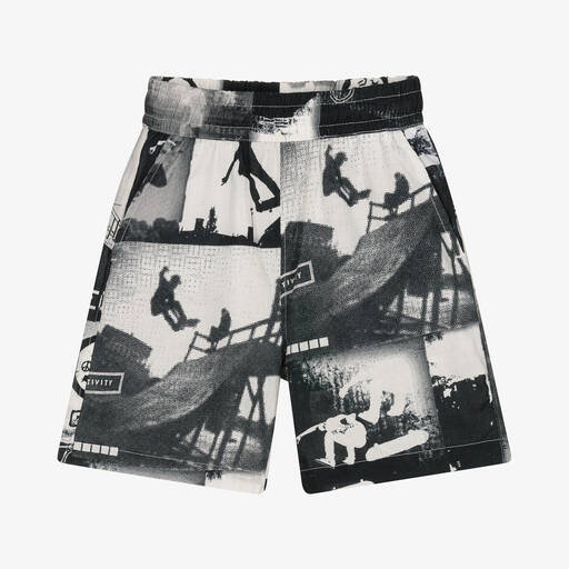 Molo-Boys Organic Cotton Skate Shorts | Childrensalon