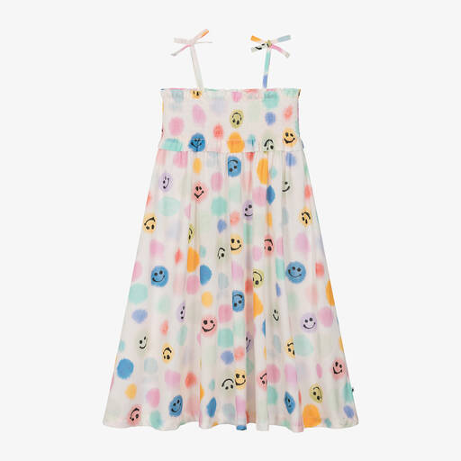 Molo-Кремовое хлопковое пляжное платье для девочек | Childrensalon