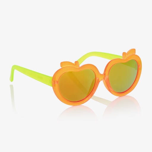 Molo-Girls Orange Fruit Sunglasses (UVA/UVB) | Childrensalon
