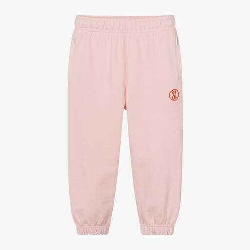 Molo-Pantalon de jogging rose en coton bio | Childrensalon
