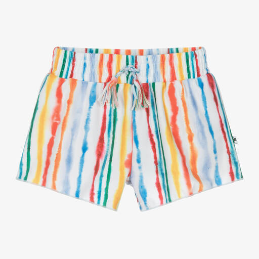 Molo-Girls Rainbow Stripe Swim Shorts (UPF50+) | Childrensalon