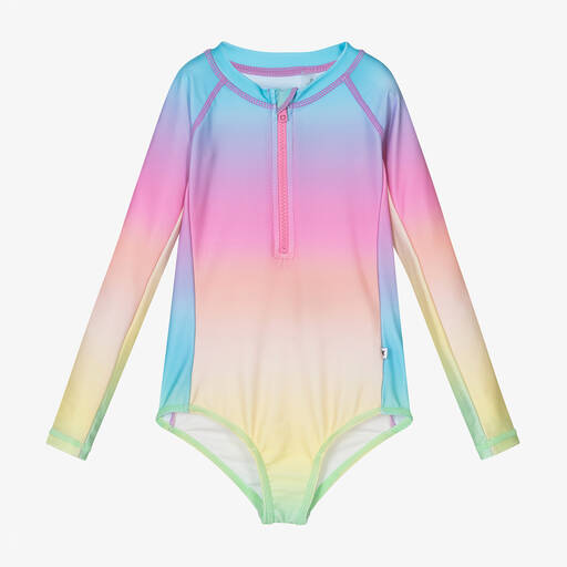 Molo-Girls Rainbow Swimsuit (UPF50+) | Childrensalon