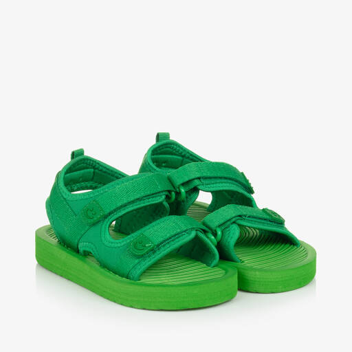 Molo-Green Velcro Foam Sandals | Childrensalon