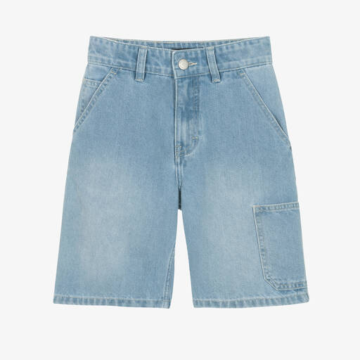 Molo-Teen Blue Light Wash Denim Shorts | Childrensalon