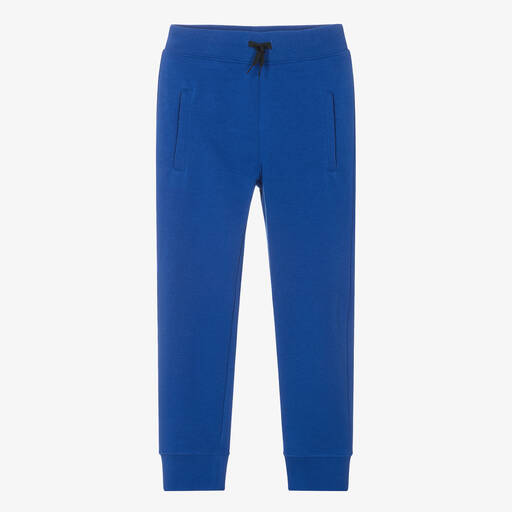 Molo-Bas de jogging bleu en jersey de coton | Childrensalon
