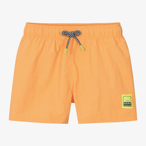 Molo-Teen Boys Orange Swim Shorts (UPF50+) | Childrensalon