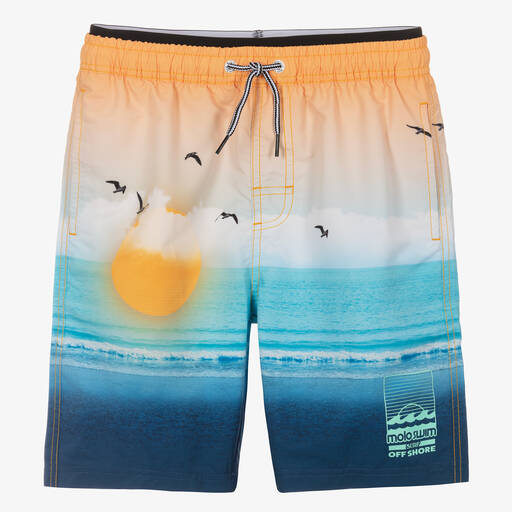 Molo-Teen Boys Sunset Beach Swim Shorts (UPF50+) | Childrensalon