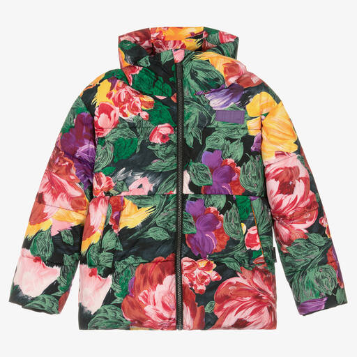 Molo-Teen Girls Floral Puffer Jacket | Childrensalon