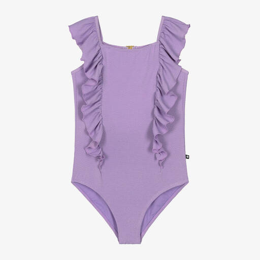 Molo-Teen Girls Lilac Purple Swimsuit (UPF50+) | Childrensalon
