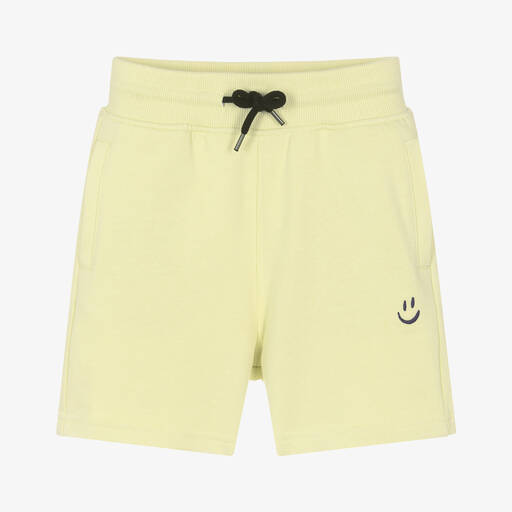Molo-Yellow Organic Cotton Shorts | Childrensalon