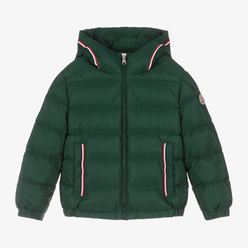 Moncler Enfant-Boys Green Merary Down Puffer Jacket | Childrensalon