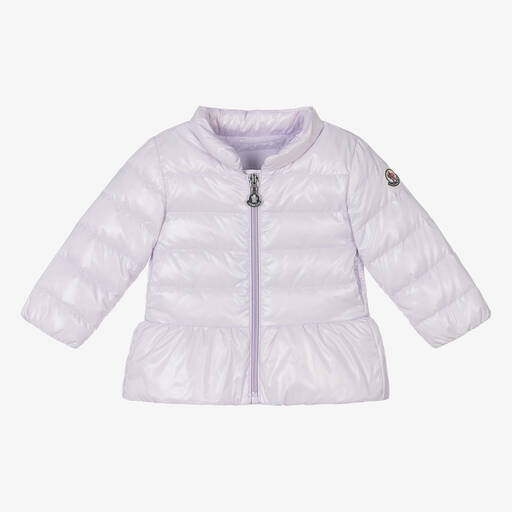 Moncler Enfant-Girls Lilac Purple Blandine Puffer Jacket | Childrensalon