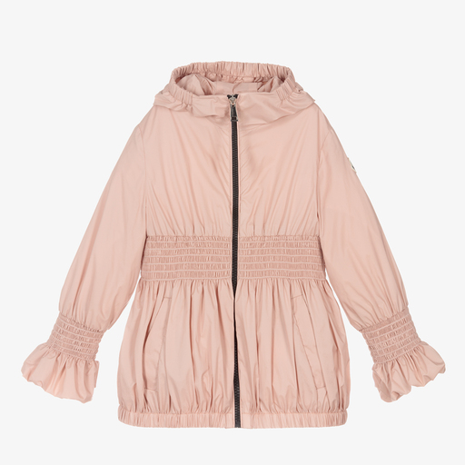 Moncler Enfant-Розовая куртка для девочек | Childrensalon