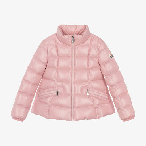 Moncler Enfant-Girls Pink Ainay Down Puffer Jacket | Childrensalon