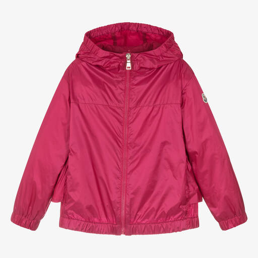 Moncler Enfant-Girls Pink Owara Windbreaker Jacket | Childrensalon