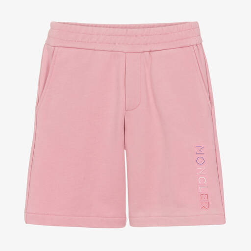 Moncler Enfant-Розовые хлопковые шорты | Childrensalon