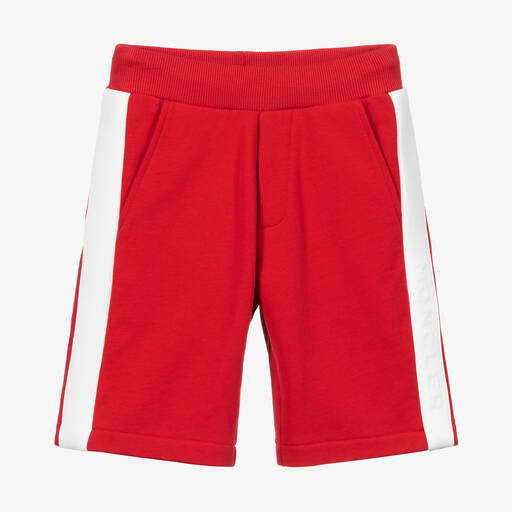 Moncler Enfant-Short rouge en coton | Childrensalon