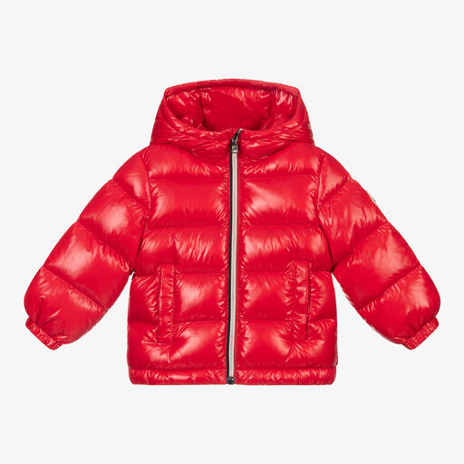 Moncler Enfant-Red Down Padded Jacket | Childrensalon