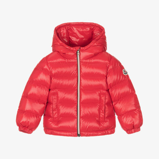 Moncler Enfant-Red New Aubert Down Puffer Jacket | Childrensalon