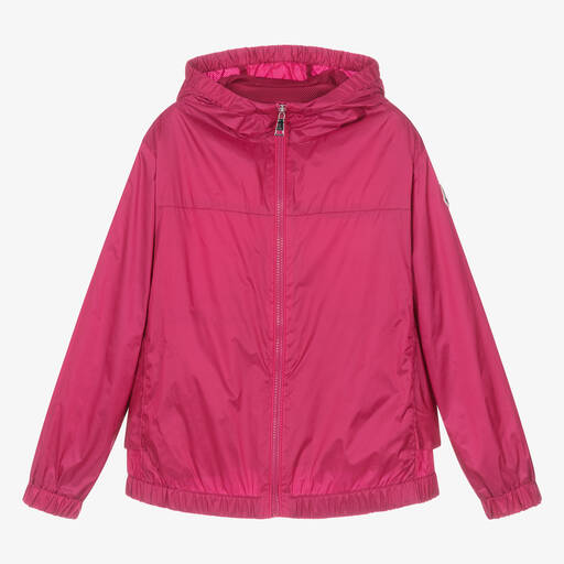 Moncler Enfant-Teen Girls Pink Owara Windbreaker Jacket | Childrensalon