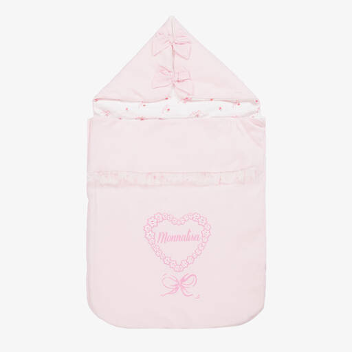 Monnalisa-Girls Pink Cotton Nest (75cm) | Childrensalon