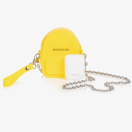 Monnalisa-Girls Wireless Headphones & Mini Carry Bag (10cm) | Childrensalon