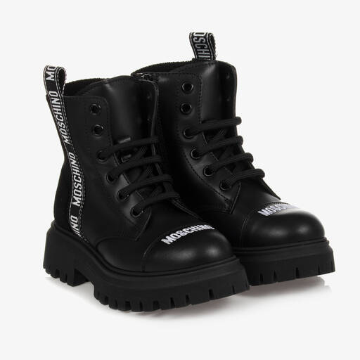 Designer Children Yeti Mini Black Boots For Baby Girls – Age of