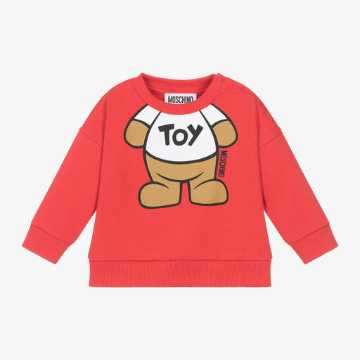 Sweater MOSCHINO KID Kids color Red