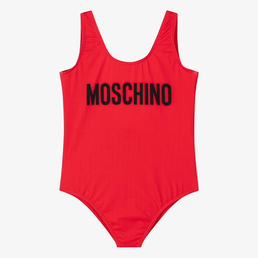 Moschino Kid-Teen-Teen Girls Red Swimsuit | Childrensalon