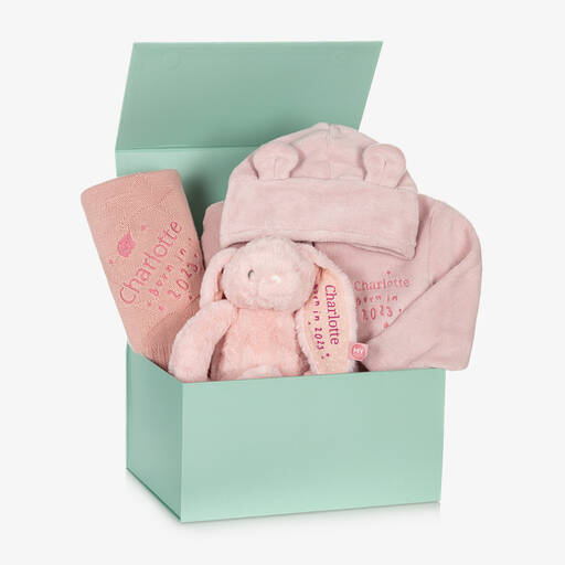 My 1st Years-Розовый персонализированный подарочный набор | Childrensalon