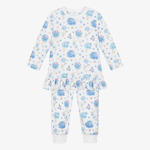 My Little Pie-Girls Supima Cotton Hydrangea Pyjamas | Childrensalon