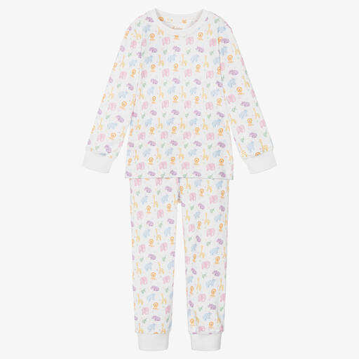 My Little Pie-Weißer Rainbow Supima-Schlafanzug | Childrensalon