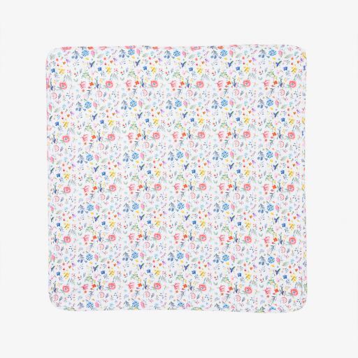 My Little Pie-Белое одеяло с полевыми цветами (75см) | Childrensalon