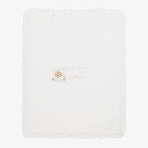 Nanán-Кремовое утепленное одеяло (85 см) | Childrensalon
