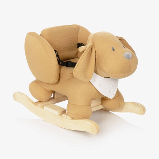 Nattou-Beige Dog Rocking Toy (59cm) | Childrensalon