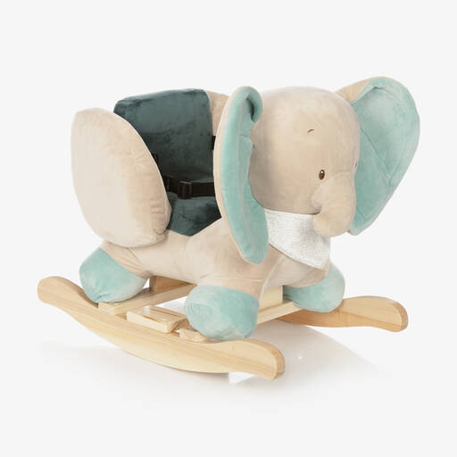 Nattou-Blue Elephant Rocking Toy (59cm) | Childrensalon