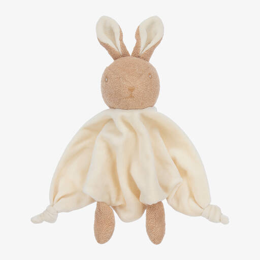 NaturaPura-Ivory Cotton Rabbit Comforter (34cm) | Childrensalon