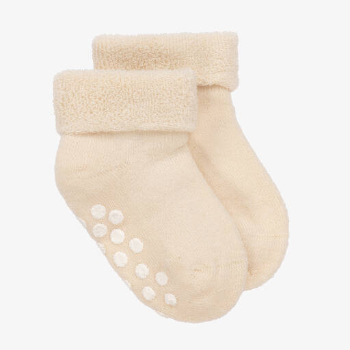 NaturaPura-Ivory Organic Cotton Baby Socks | Childrensalon