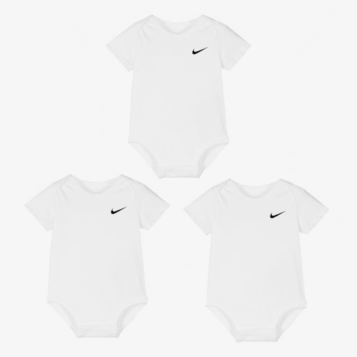Nike-Bodys blancs Garçon (x 3) | Childrensalon