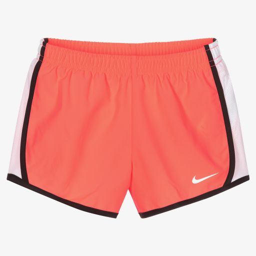 Nike-Girls Neon Pink Sports Shorts | Childrensalon