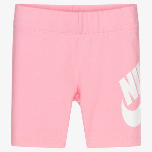 Nike-Girls Pink Cycling Shorts | Childrensalon