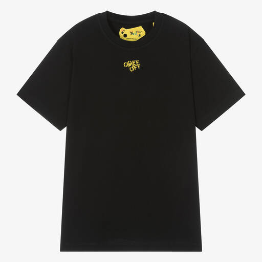Teen Black Cotton T-Shirt
