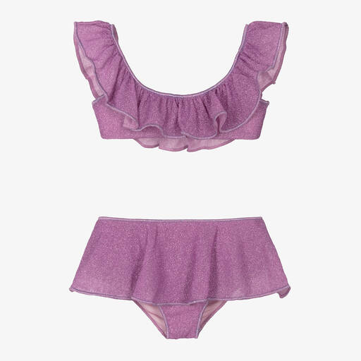 Oséree-Girls Purple Lumière Bikini | Childrensalon